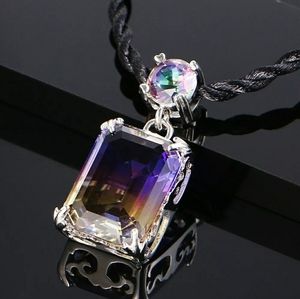 Sold - BI Color Ametrine Tourmaline Choker